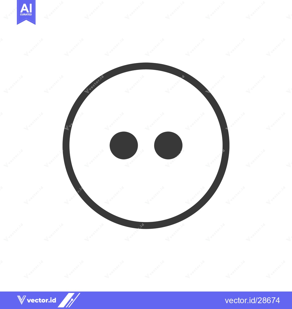 Premium Vector dari A simple graphic icon of a circle with two smaller circles inside