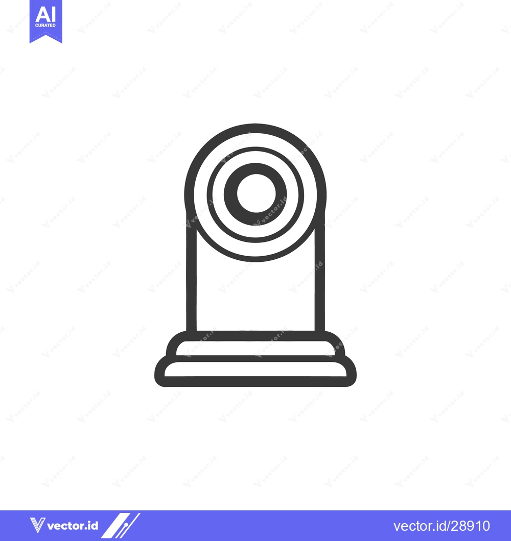 Premium Vector of Black and white stylized depiction of a geometric structure