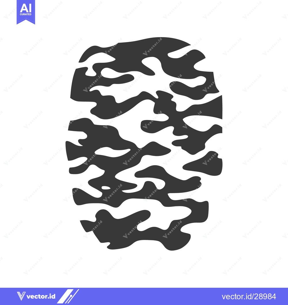 Premium Vector dari An abstract camouflage pattern in shades of black and white colors