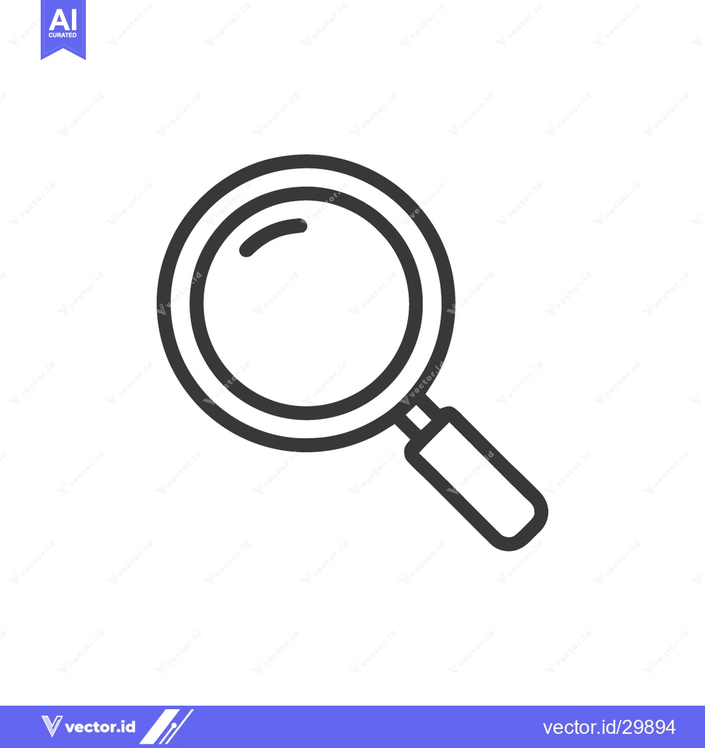 Premium Vector dari Simple Magnifying Glass Icon: Search, Discovery, and Exploration Symbo