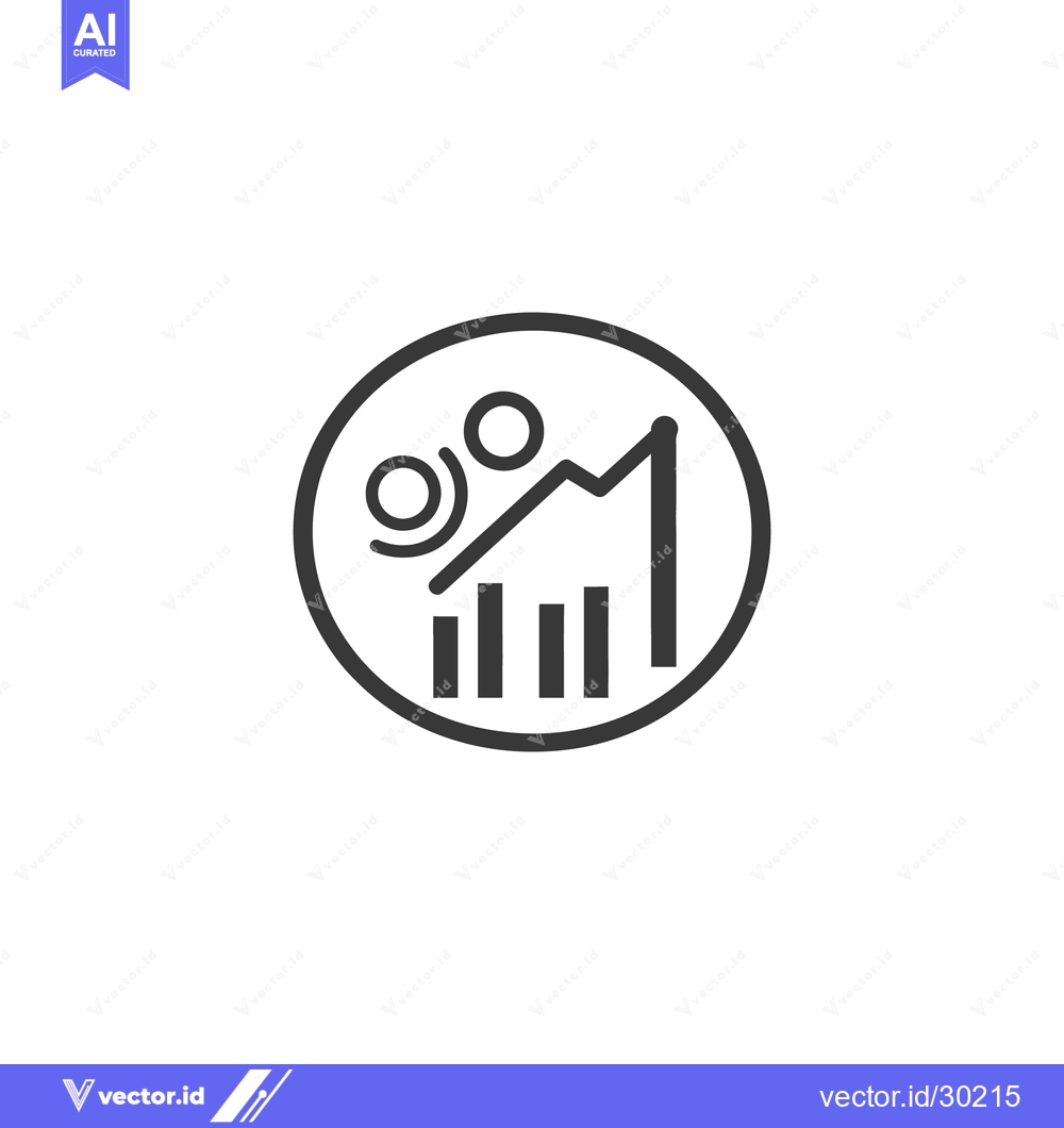 Premium Vector dari Simple graphical representation of business and financial data analysi