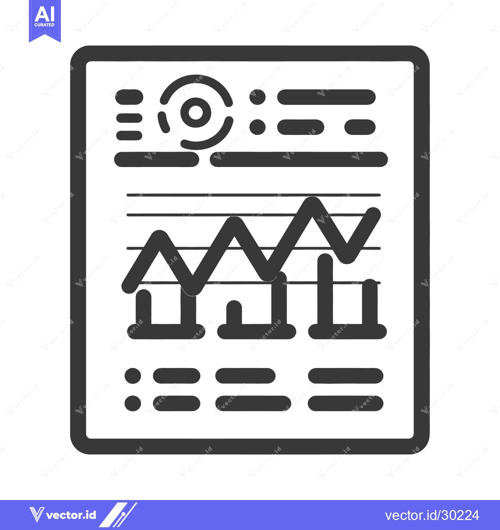 Premium Vector of An illustrative chart displaying data and analytical graphical informa