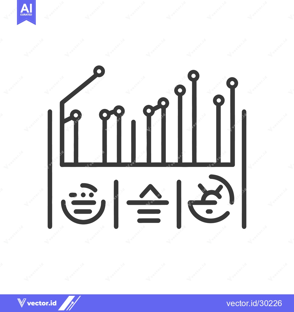Premium Vector dari An abstract graphic illustration features circuit board elements and s