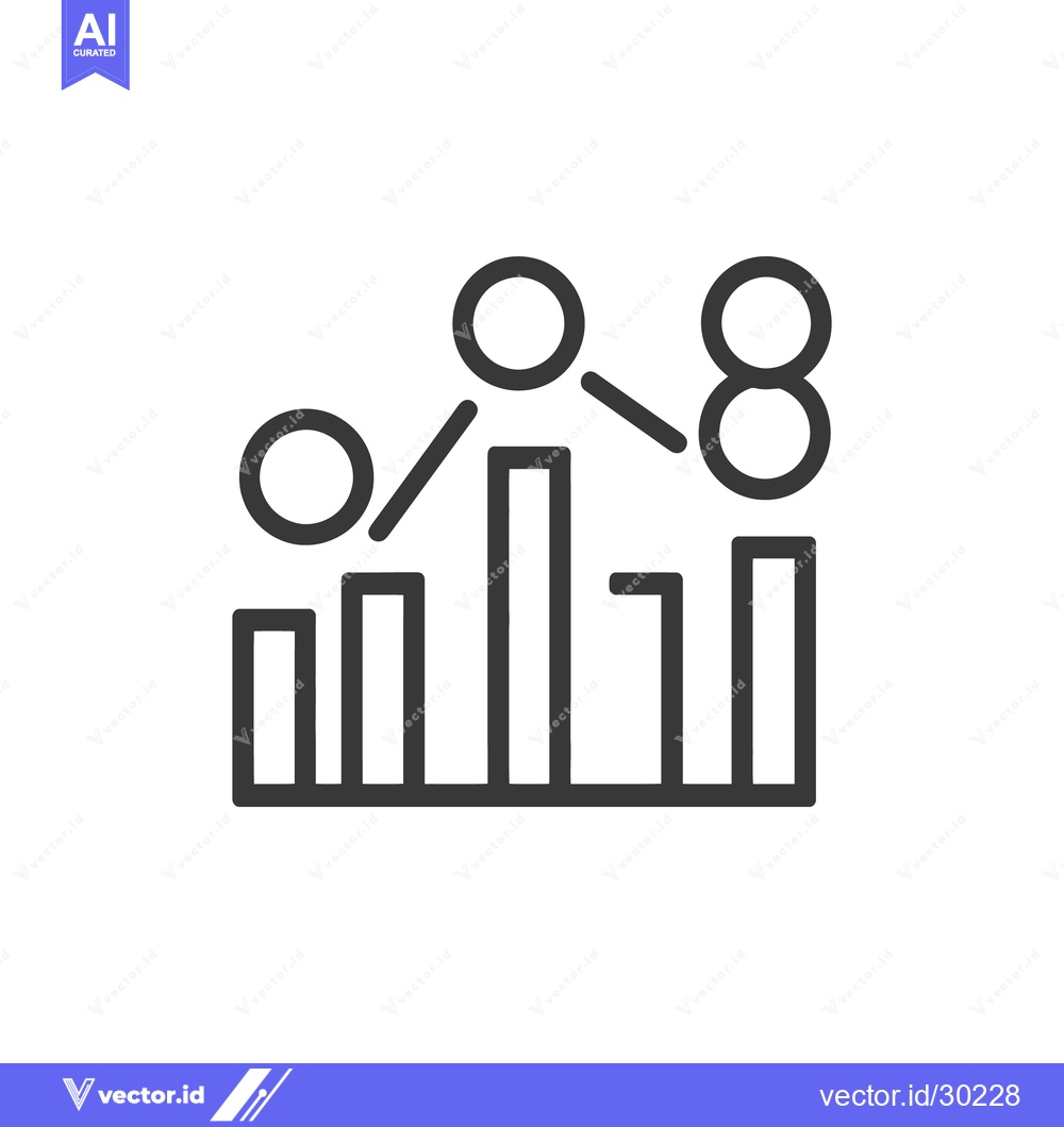 Premium Vector dari A graphical representation of data showing multiple connected data poi