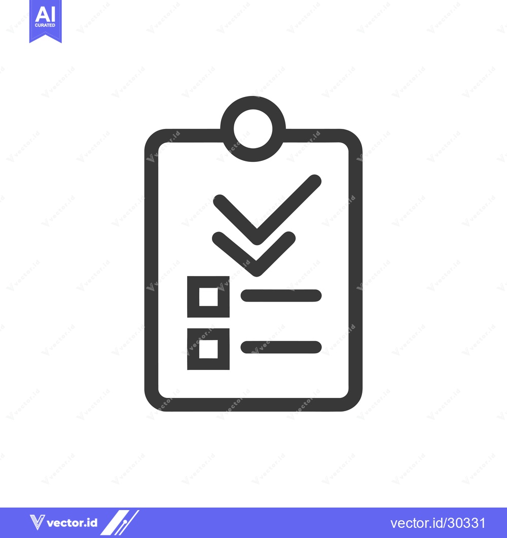 Premium Vector dari Checklist with checkmark and two empty squares
