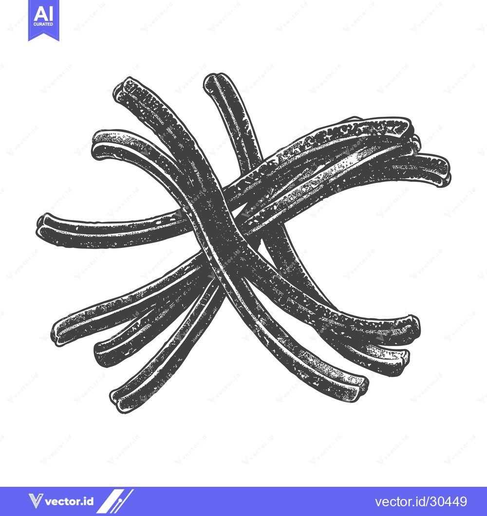 Premium Vector of A stylized illustration of several cinnamon sticks