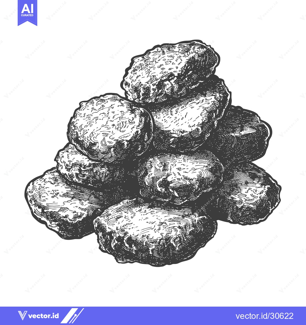 Premium Vector of A Stack of Delicious Homemade Meatballs Ready To Eat