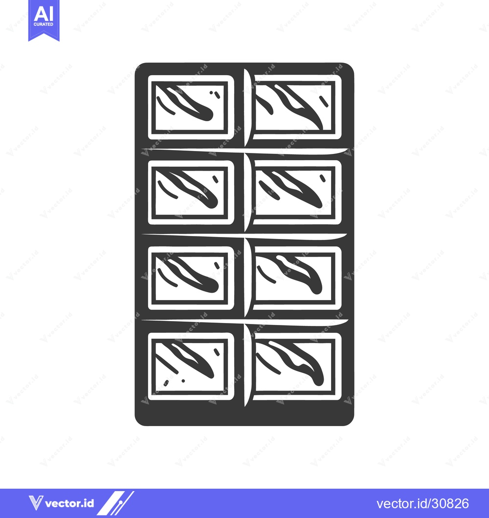 Premium Vector of A monochrome illustration depicts a segmented object with inner detail