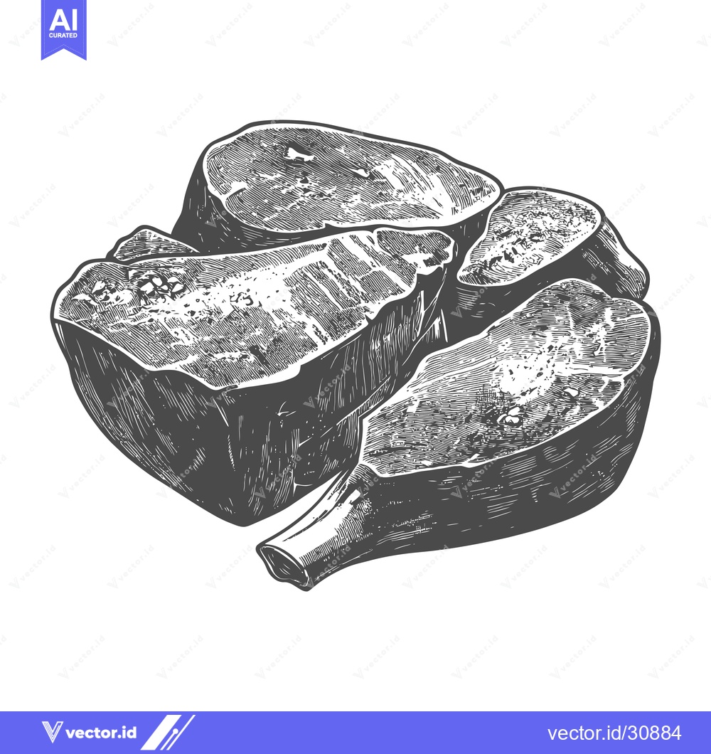 Premium Vector dari Delicious Steak Cuts Ready For Grilling Or Pan Frying