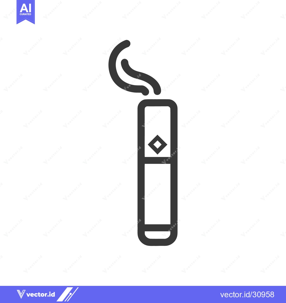 Premium Vector dari A vector illustration of a device with smoke emitting upward