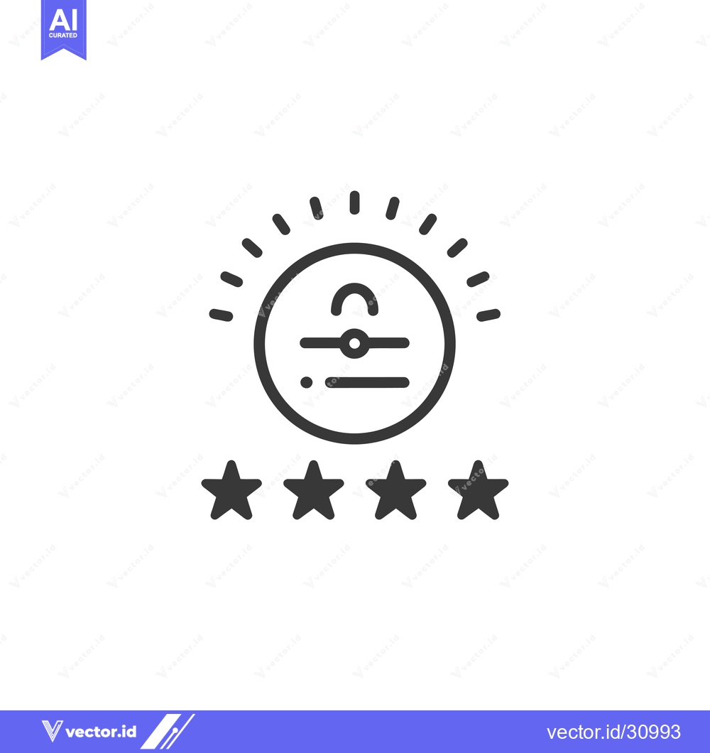 Premium Vector dari Circle with a lock and line inside, surrounded by sunburst, and four s