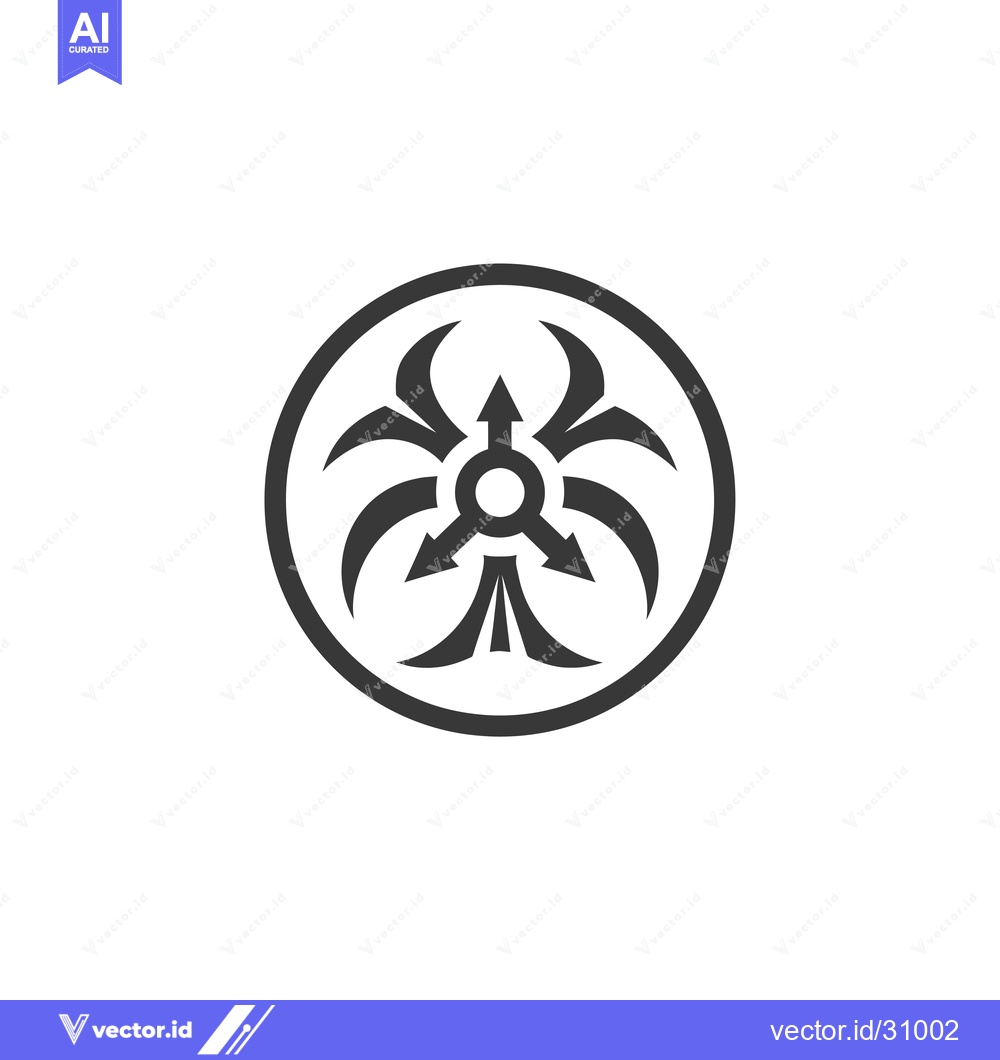 Premium Vector dari Circular Abstract Design with Arrows and a Central Circle