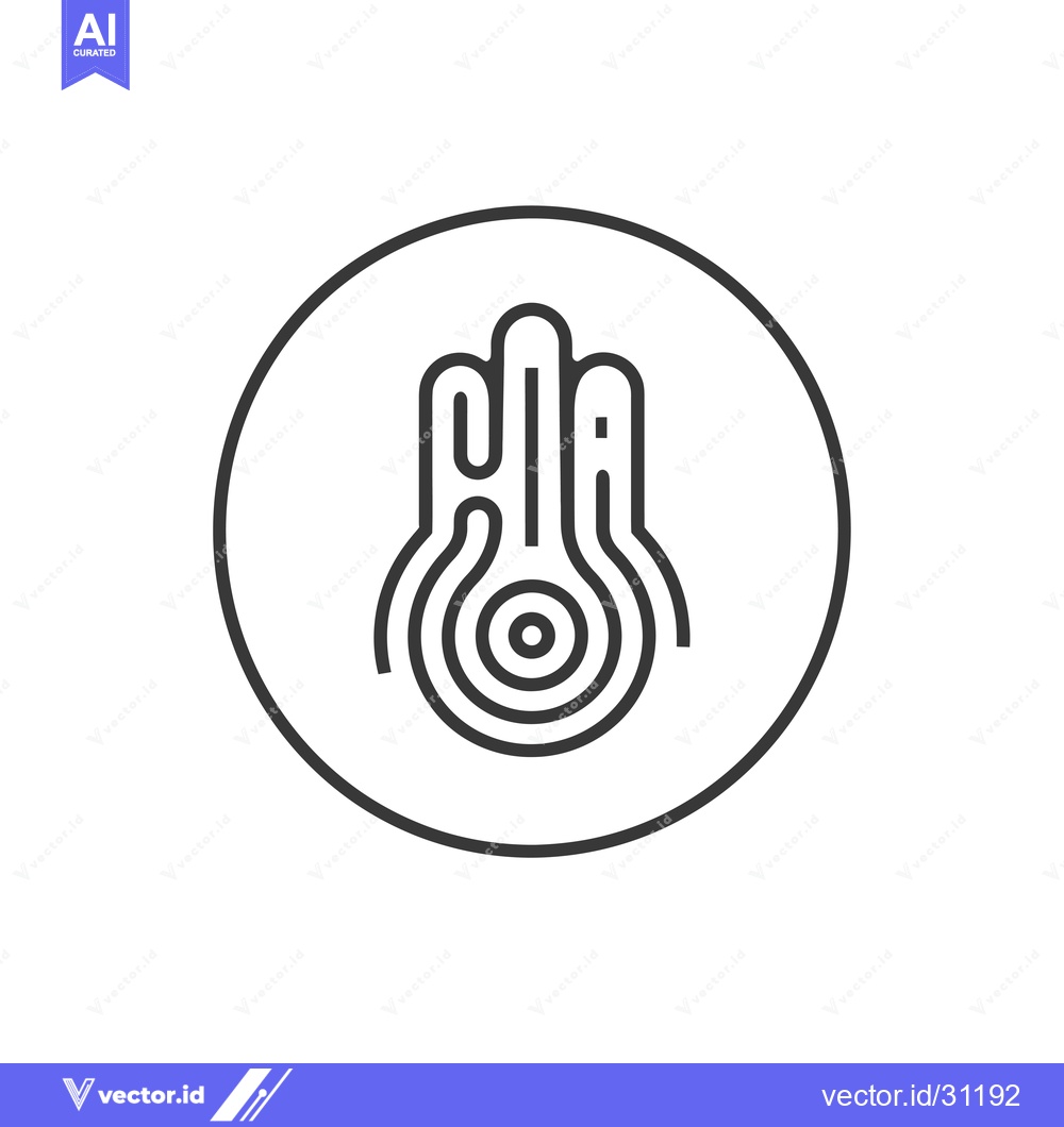 Premium Vector dari Circular Icon of a Stylized Eye with Concentric Circles