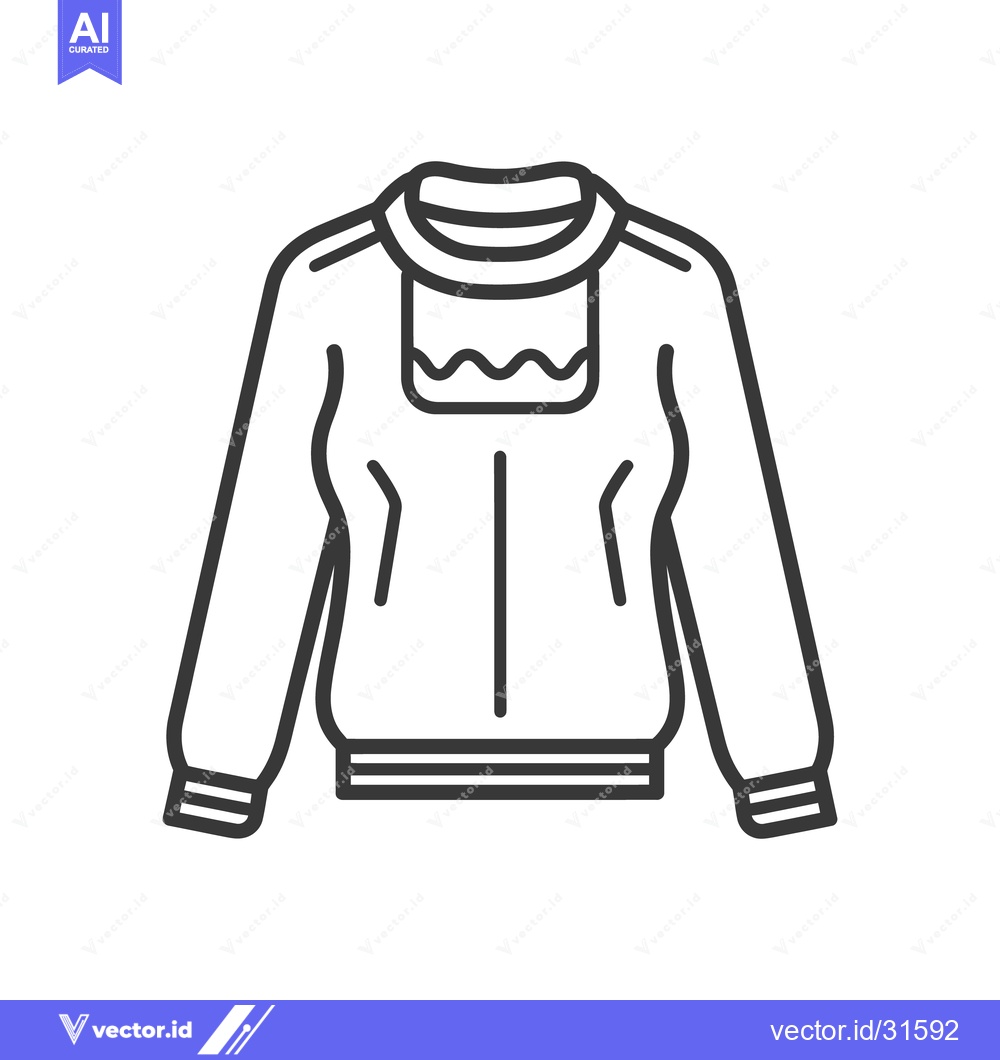 Premium Vector dari An illustrated image representing a long sleeved womans garment