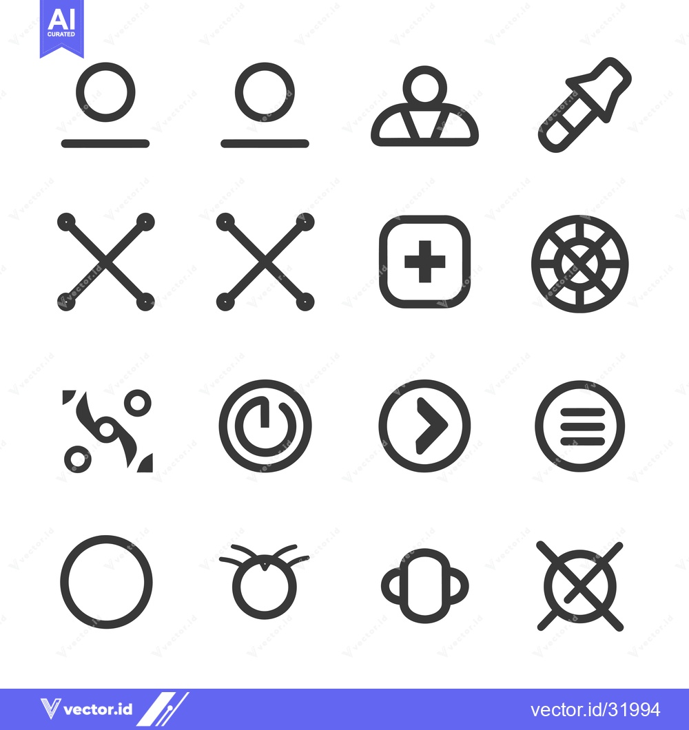 Premium Vector of Collection of 16 Simple Line Icons