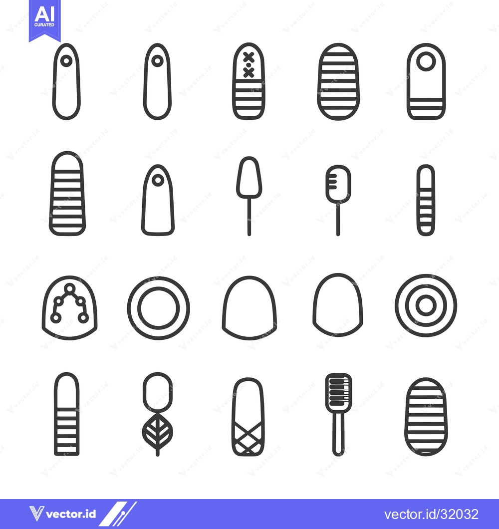 Premium Vector of Collection of 20 Diverse Line Drawings of Geometric Shapes
