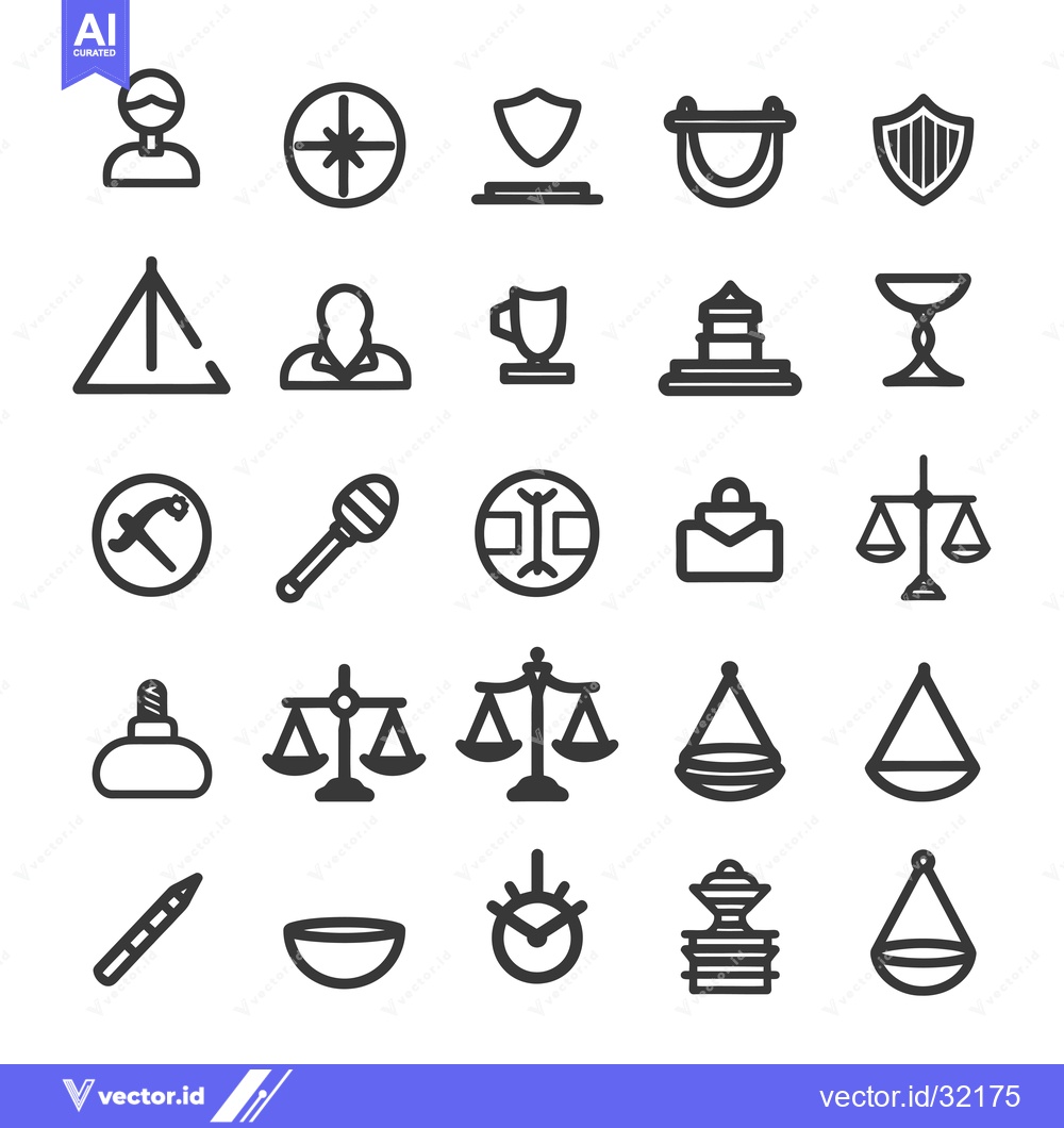 Premium Vector dari Collection of 25 Simple Line Icons on White Background