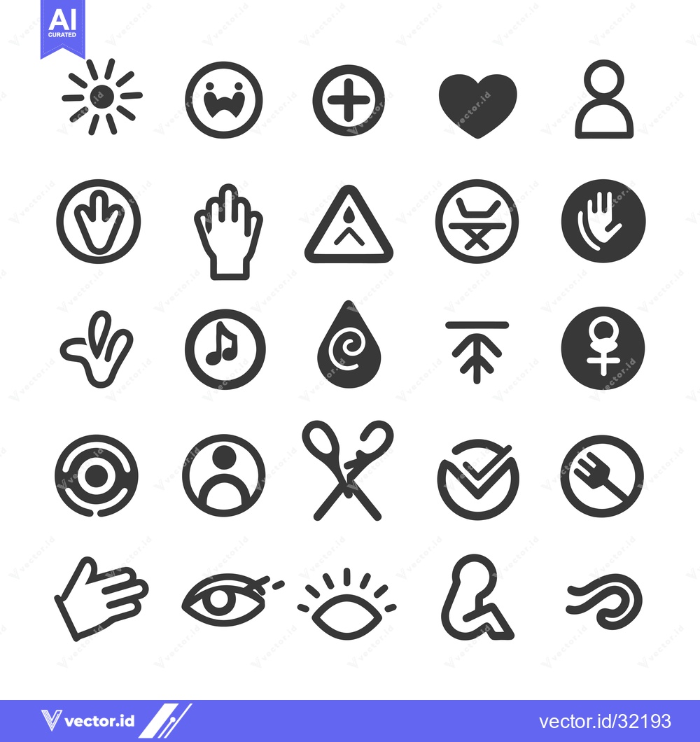 Premium Vector dari Collection of 28 Diverse Simple Line Icons
