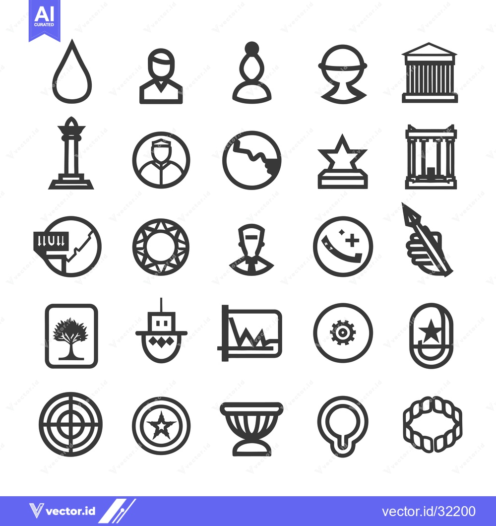 Premium Vector dari Collection of 28 Line Icons for Business, Finance, and Design
