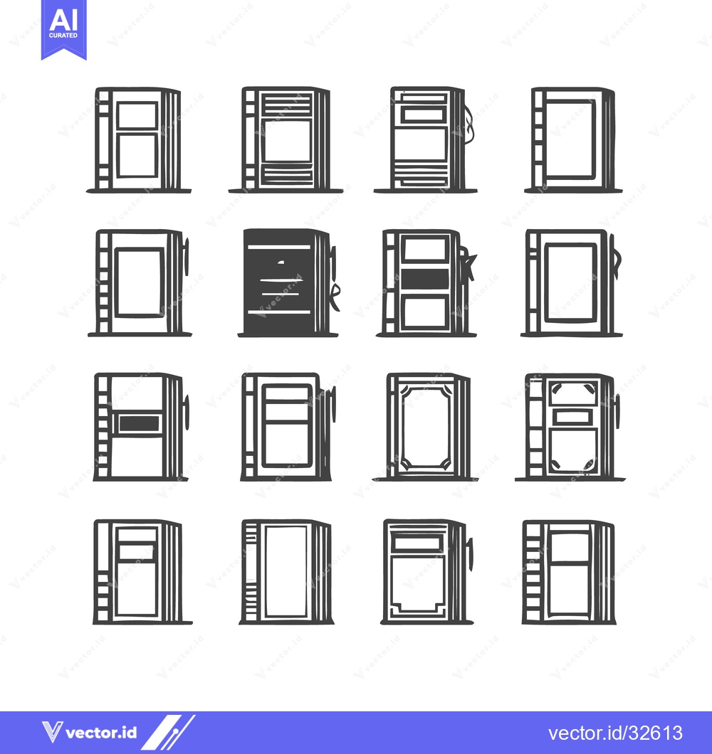 Premium Vector dari Collection of vintage book illustrations, perfect for design projects.