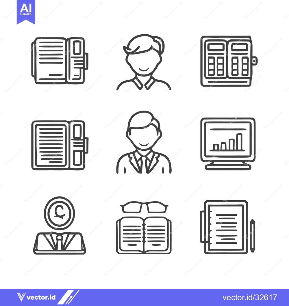 Premium Vector dari Business and Finance Icons - A Comprehensive Collection of Financial S
