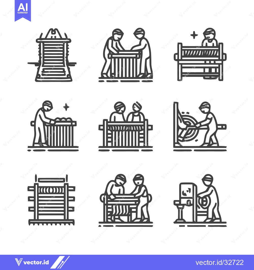 Premium Vector dari Artisan Craftsmanship - Weaving and Textile Production.