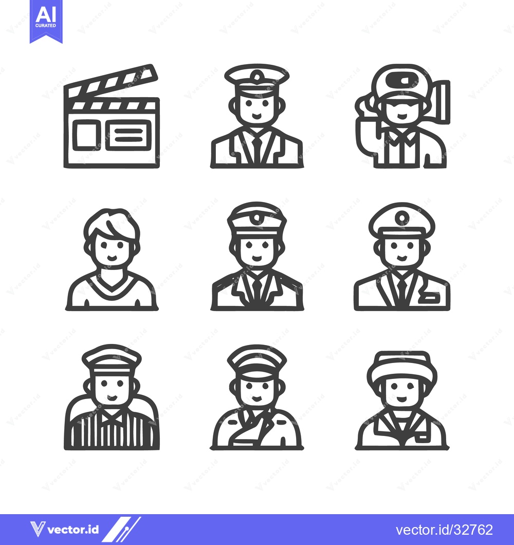 Premium Vector dari Collection of various professional icons and symbols for design.