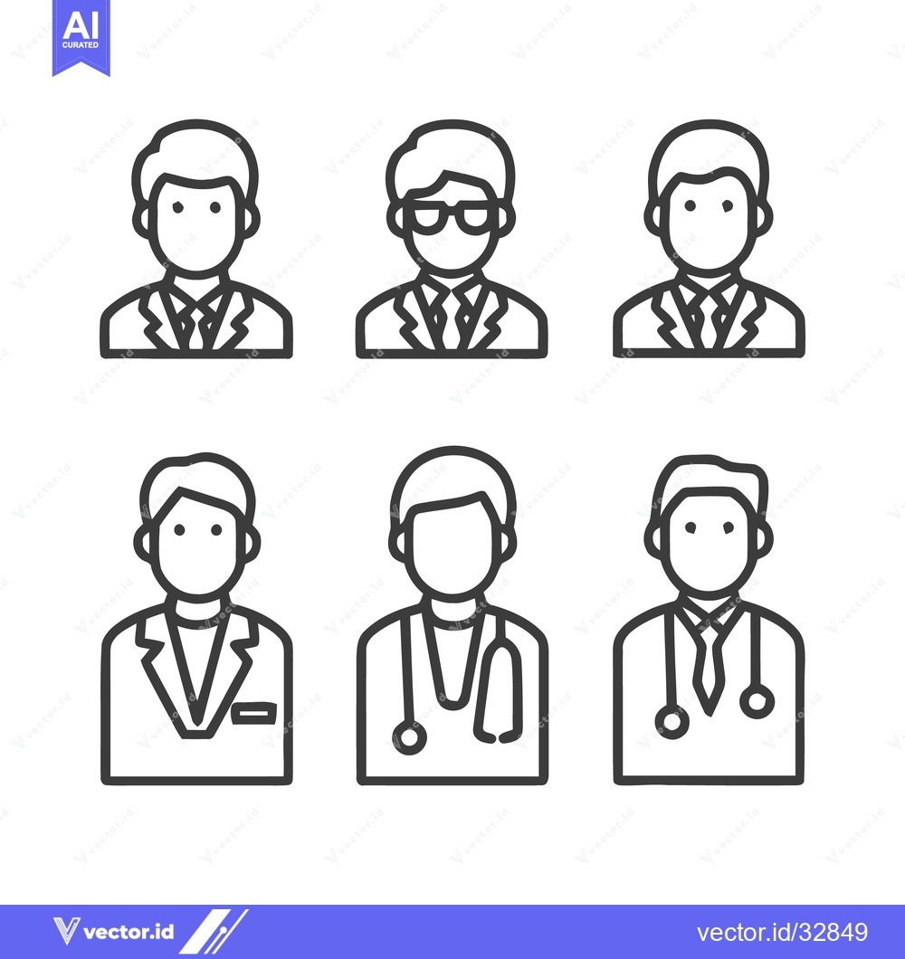 Premium Vector of Medical Professionals - A Diverse Group of Doctors and Healthcare Prov