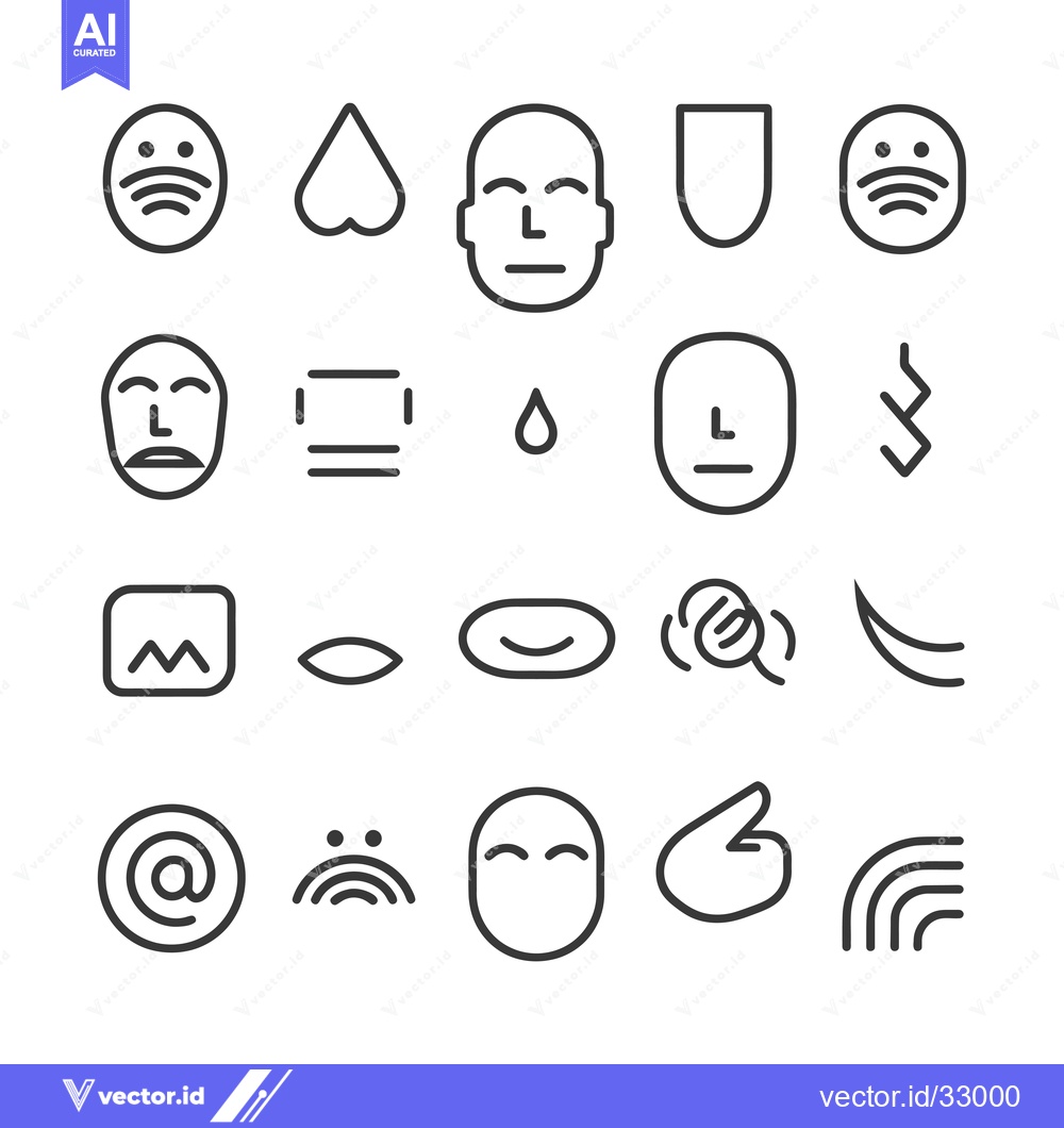Premium Vector of Collection of Diverse Line Art Icons