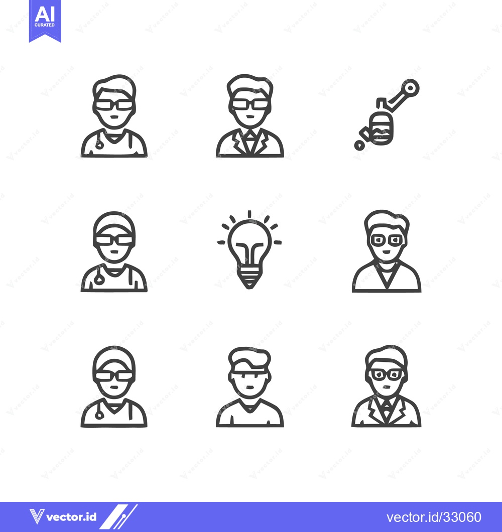 Premium Vector dari Medical professionals and ideas - A collection of icons and illustrati