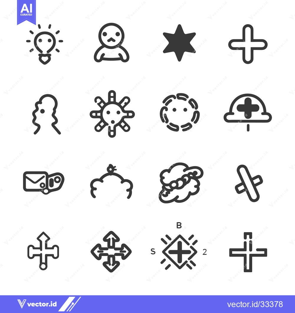 Premium Vector dari Collection of Hand-Drawn Simple Line Icons