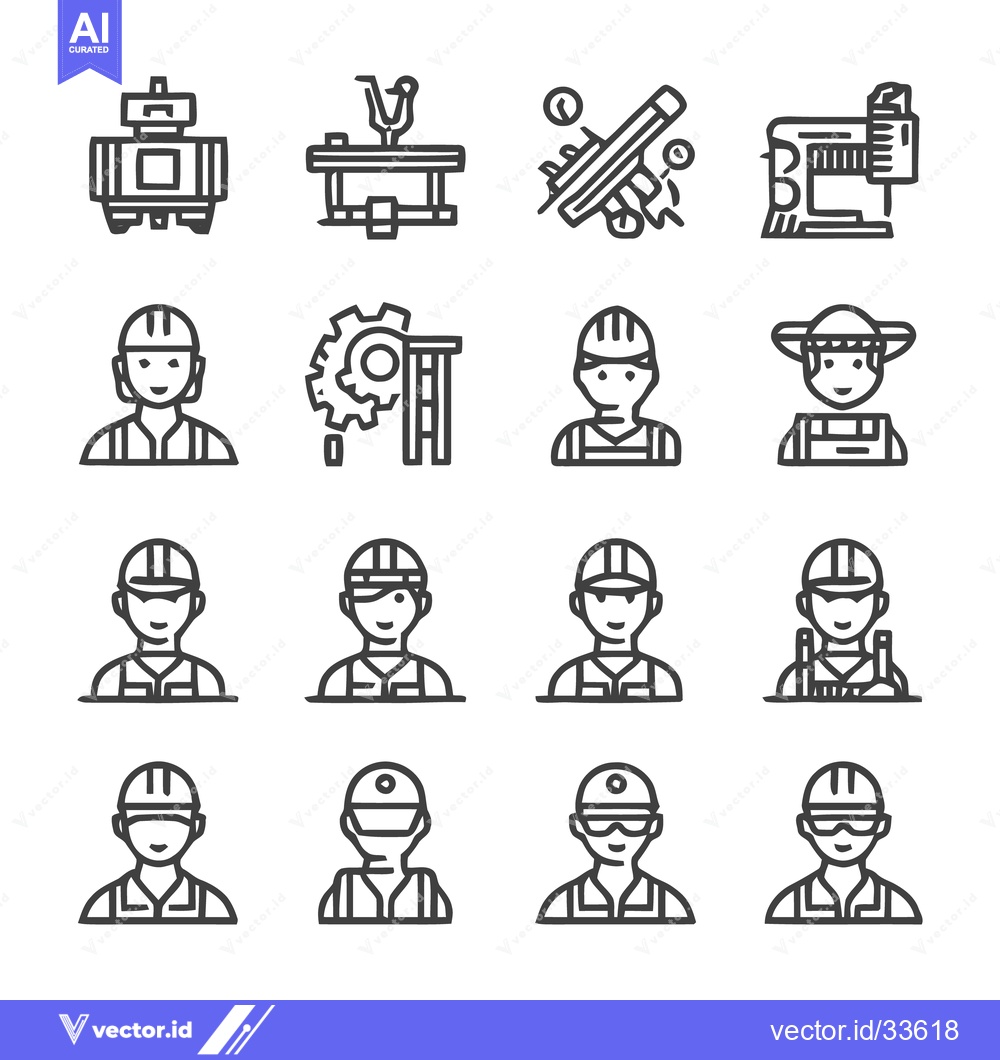 Premium Vector dari Construction and Engineering Icons - A Comprehensive Collection.
