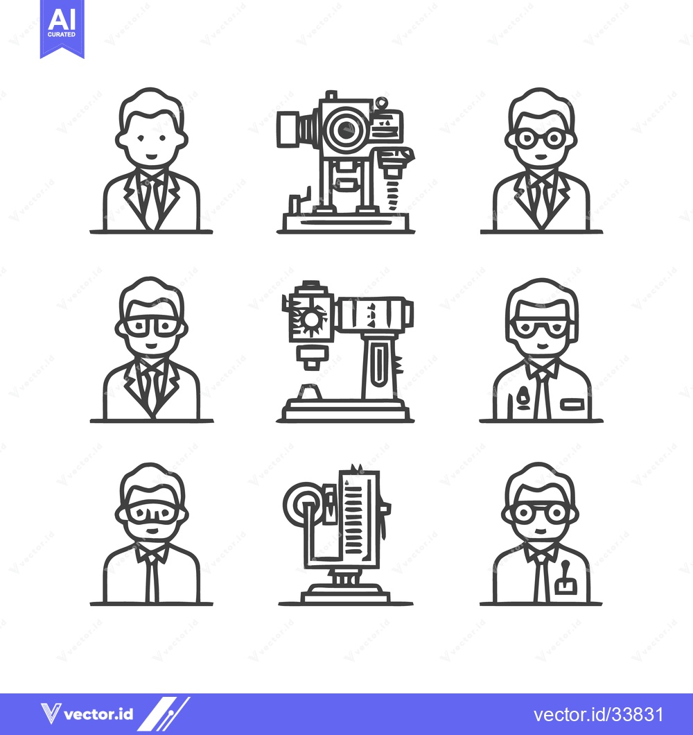 Premium Vector dari Optometrists and Eye Examination Equipment - A Comprehensive Overview.