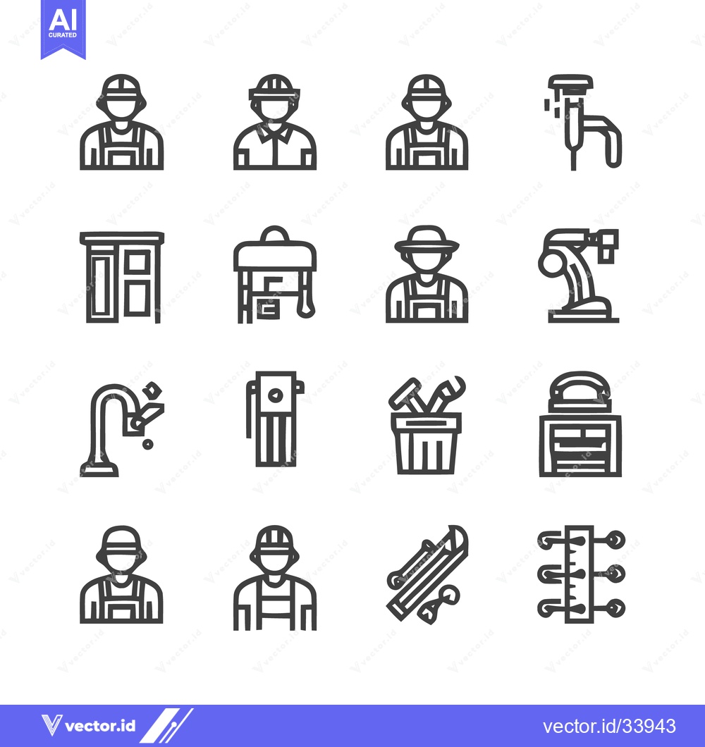 Premium Vector dari Construction and Engineering Icons - A Comprehensive Collection.