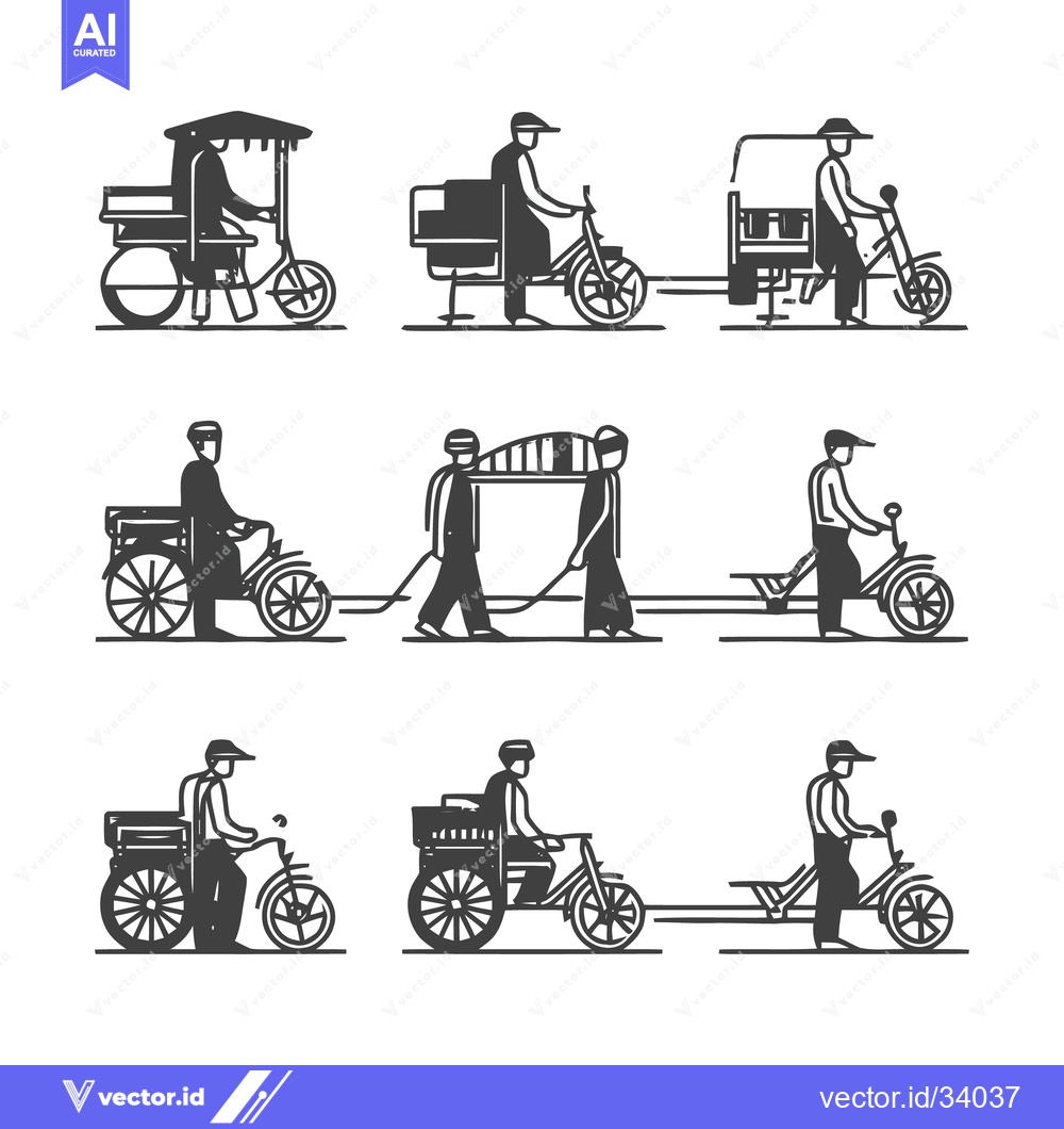 Premium Vector dari Vintage Transportation - A Collection of Classic Vehicles.