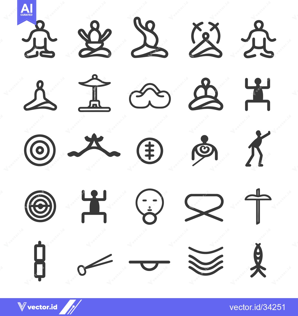 Premium Vector of Collection of Simple Line Drawings of People, Objects, and Symbols