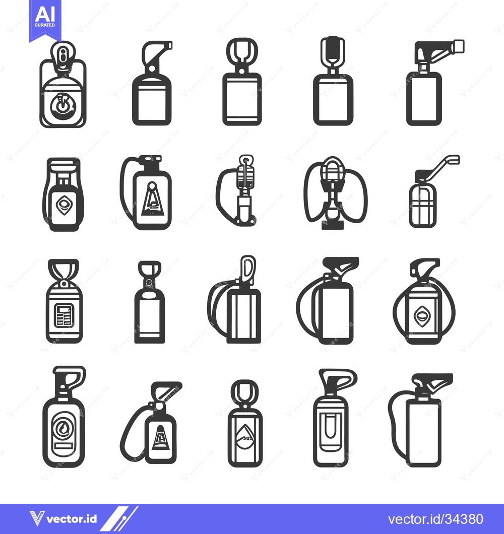 Premium Vector dari Collection of Spray Bottle and Pump Bottle Icons