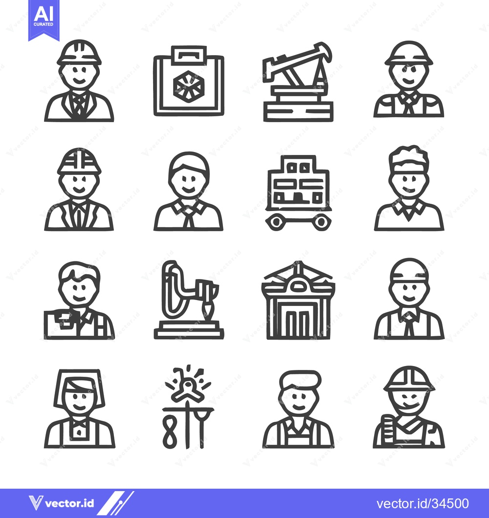 Premium Vector dari Construction and Engineering Icons - A Comprehensive Collection.