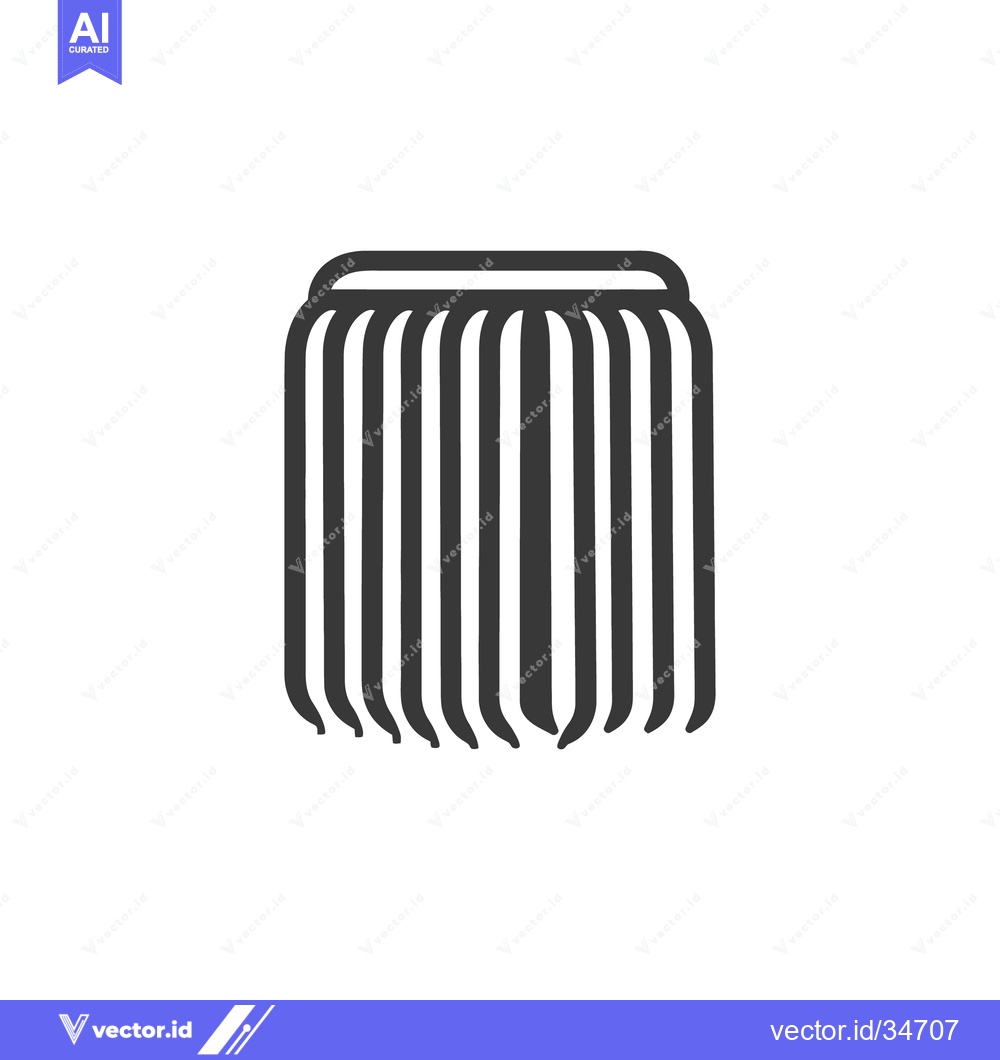 Premium Vector of Simple black and white illustration depicting a stylized decorative cu
