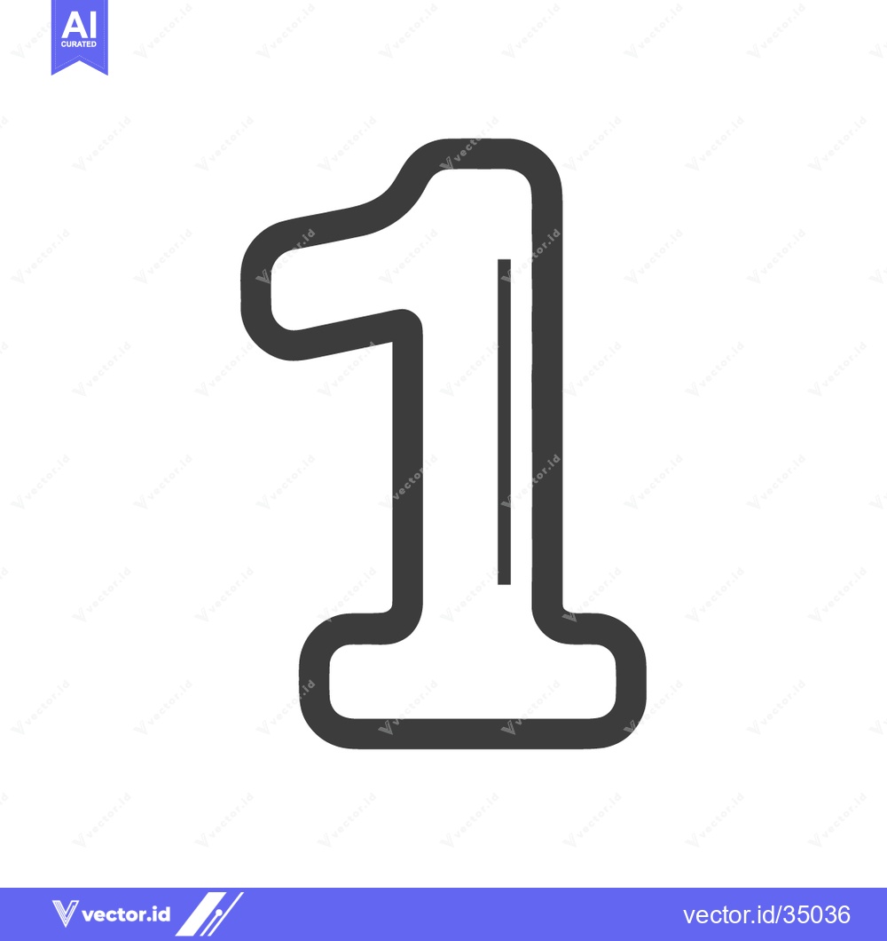 Premium Vector of Confirmation Number Icon Line Art Icon  2353