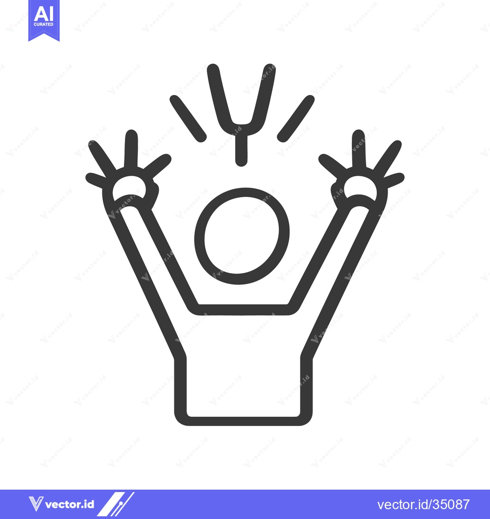 Premium Vector of Simple line illustration depicts a person experiencing a shock