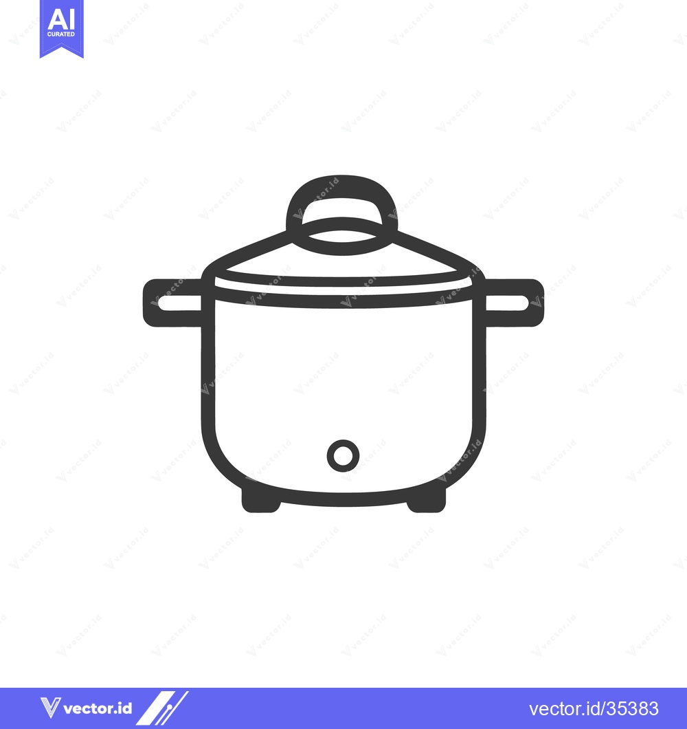 Premium Vector of A modern style illustrated image of a cooking appliance