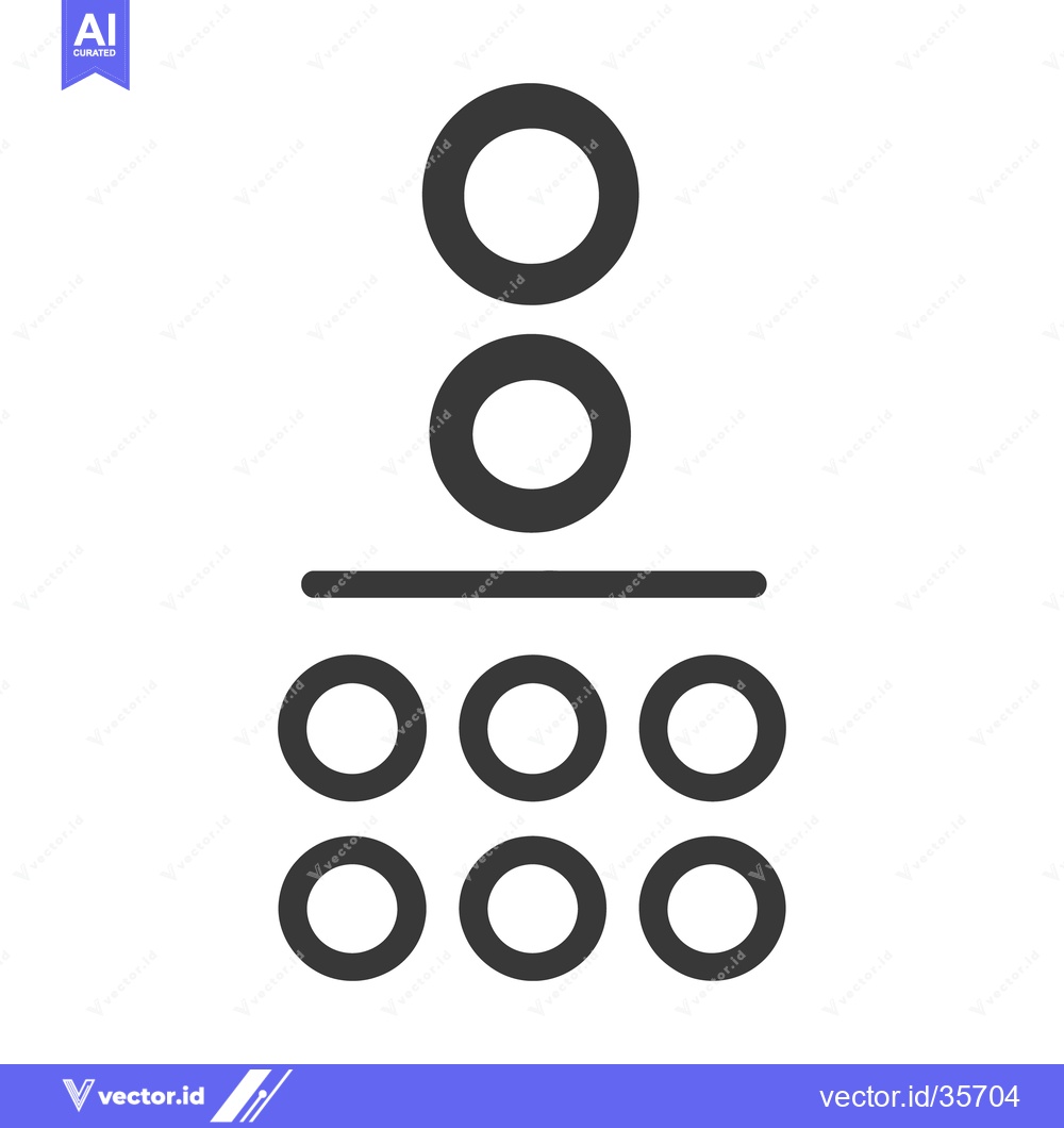 Premium Vector of Diagram depicting multiple circles arranged in different visual groups