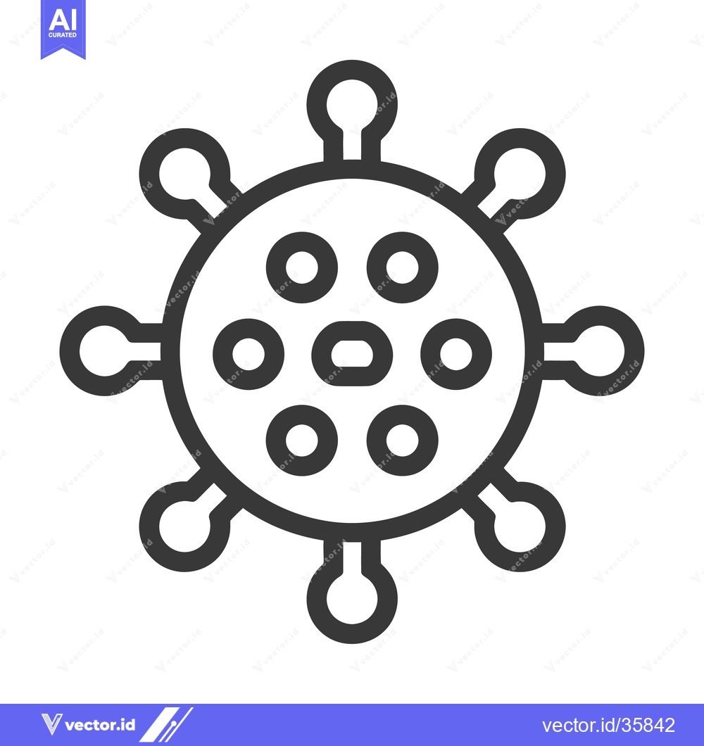Premium Vector dari Vector illustration shows a stylized round shape with appendages and c