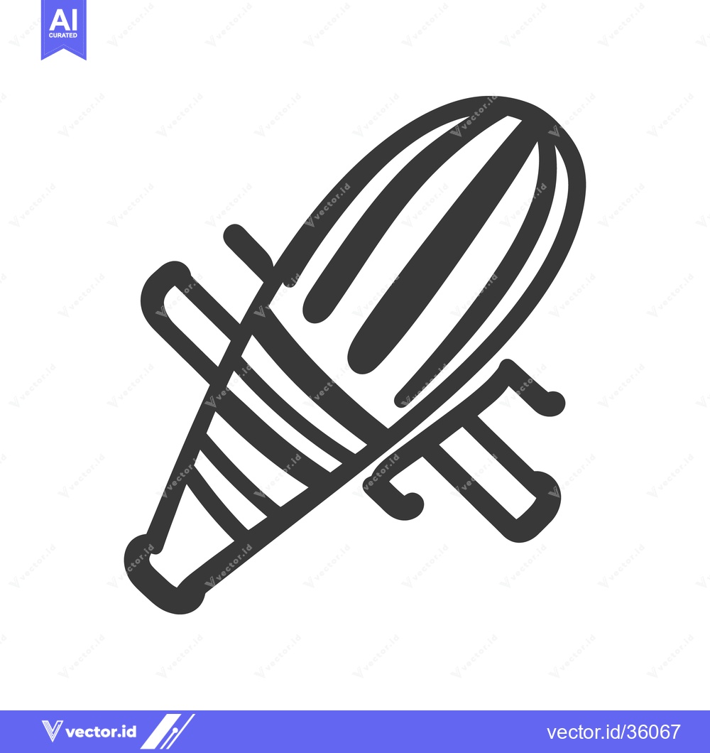 Premium Vector dari A black and white line drawing of a musical instrument