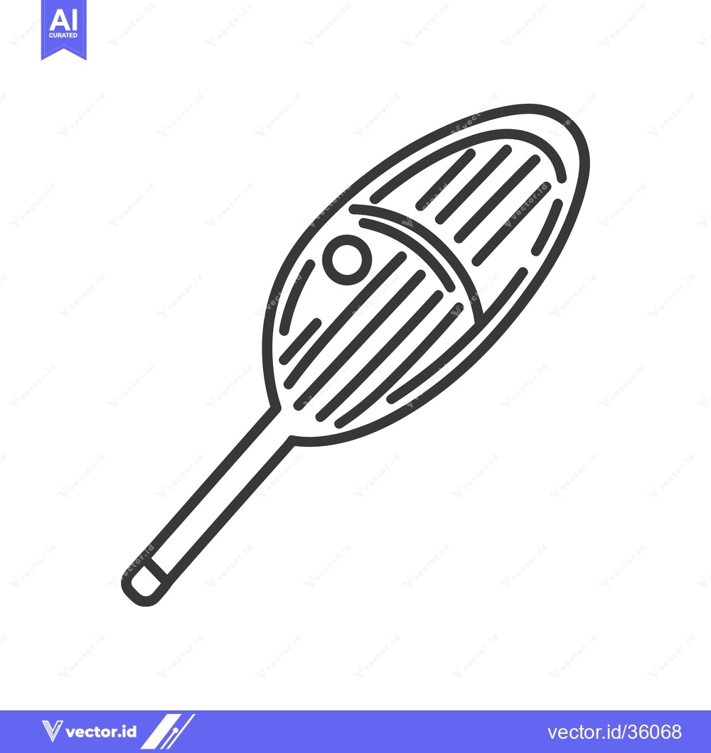 Premium Vector of A simplistic line drawing image of a kitchen whisk