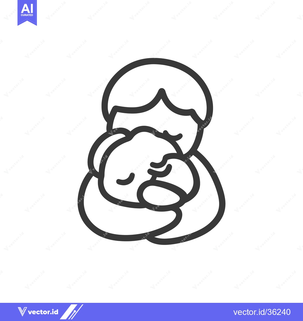 Premium Vector dari A person embracing a plush animal in a comforting embrace
