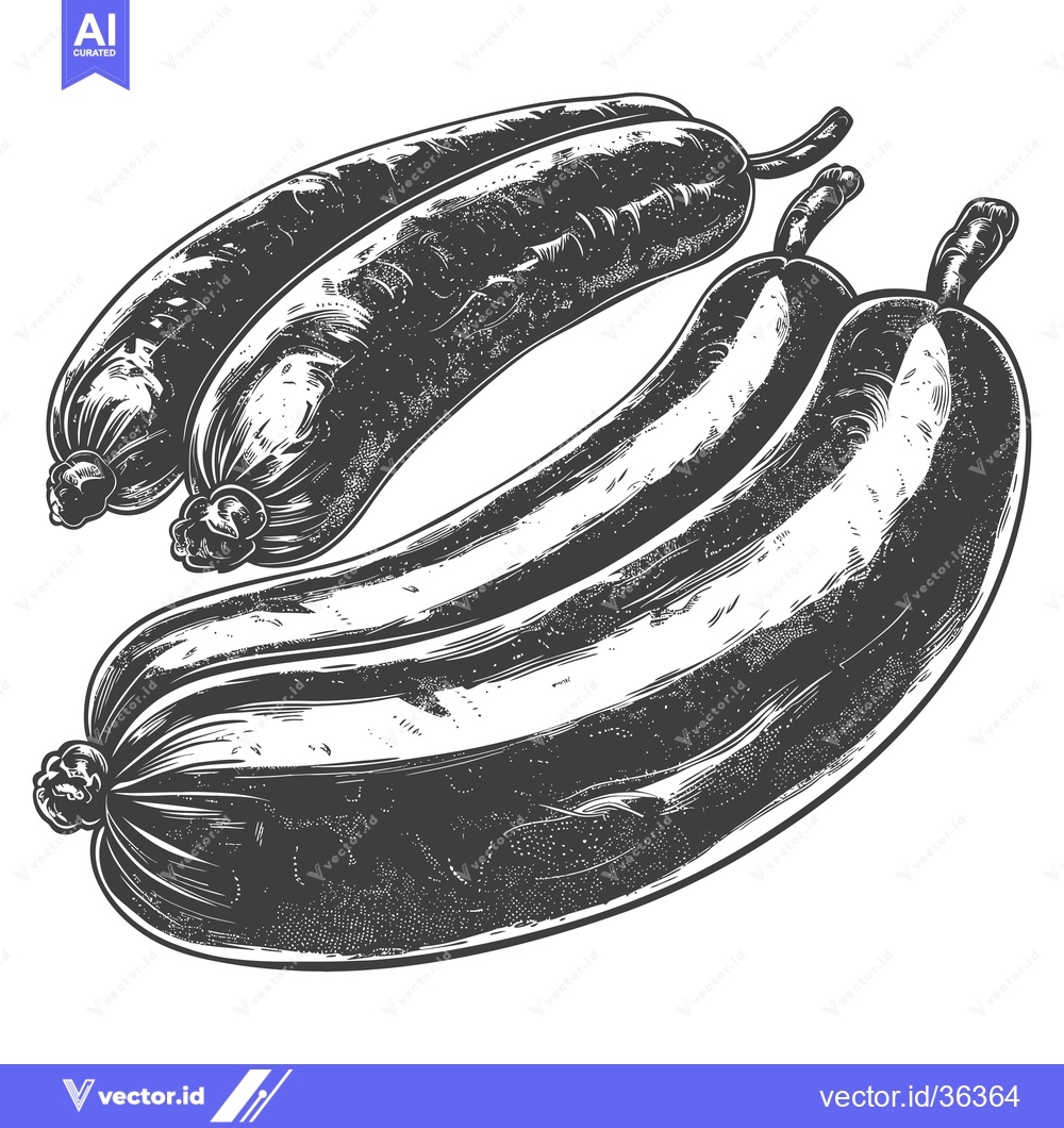 Premium Vector dari Delicious Smoked Sausages Ready For Grilling