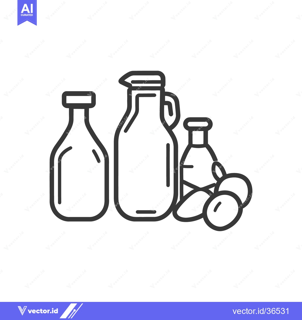 Premium Vector dari Three bottles and olives representing cooking oil ingredients
