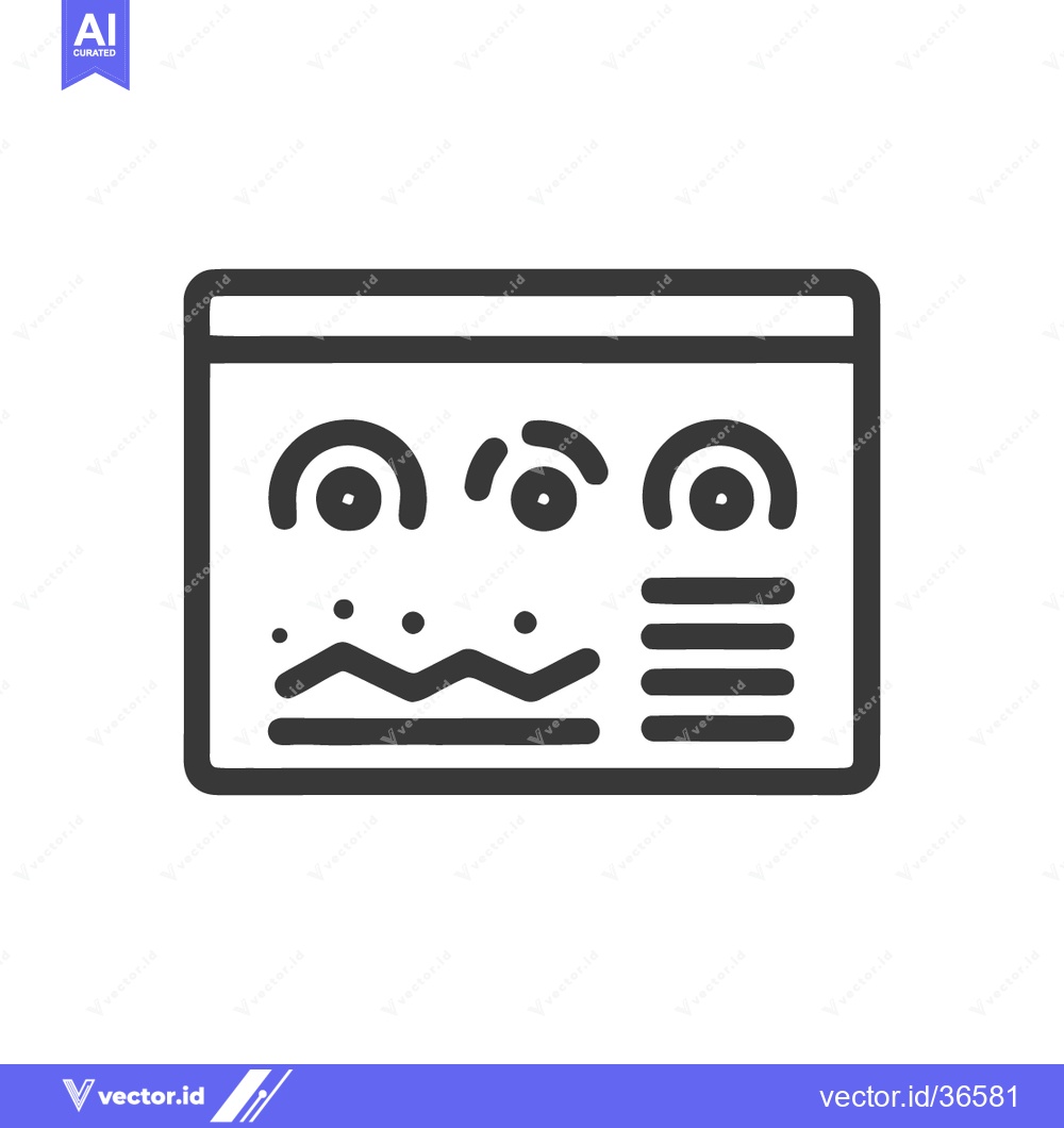 Premium Vector dari Minimalist Dashboard Icon: Data Visualization with Charts and Graphs i